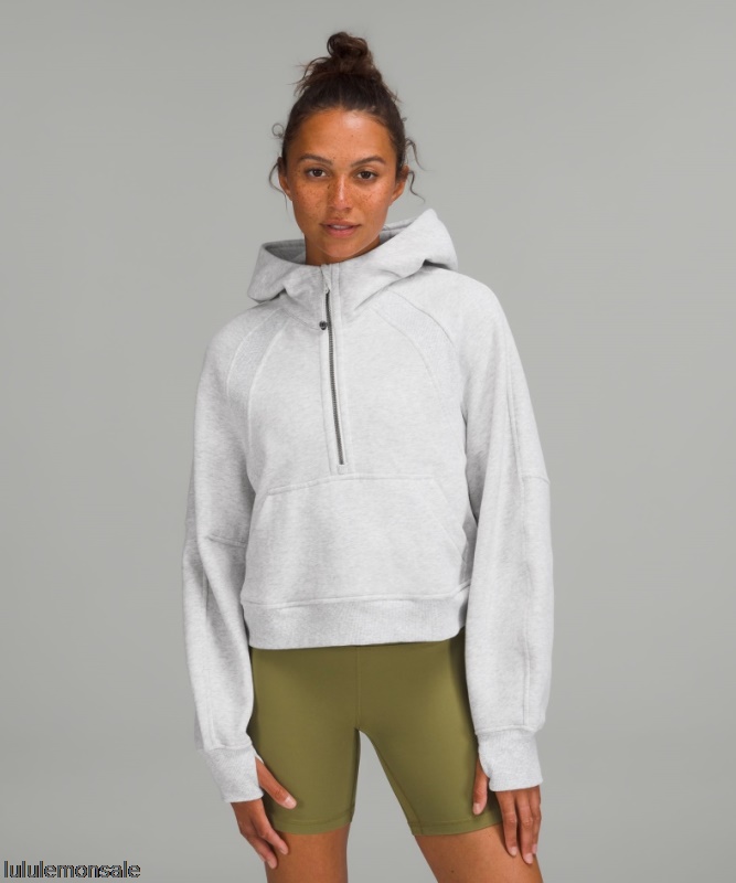 Lululemon Damen DELULU186 | Scuba-Oversized-Hoodie Mit Halbem Reißverschluss Meliert